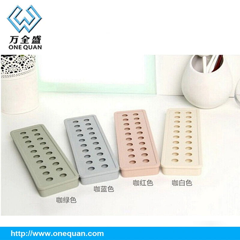 Christmas flexible Silicone pellet ice cube tray with lid