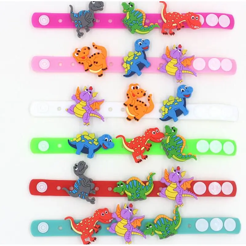 Factory Wholesale Silicone Wristband With Charm Bracelets