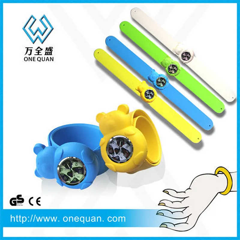 Newest!! kids slap band watches with QR code