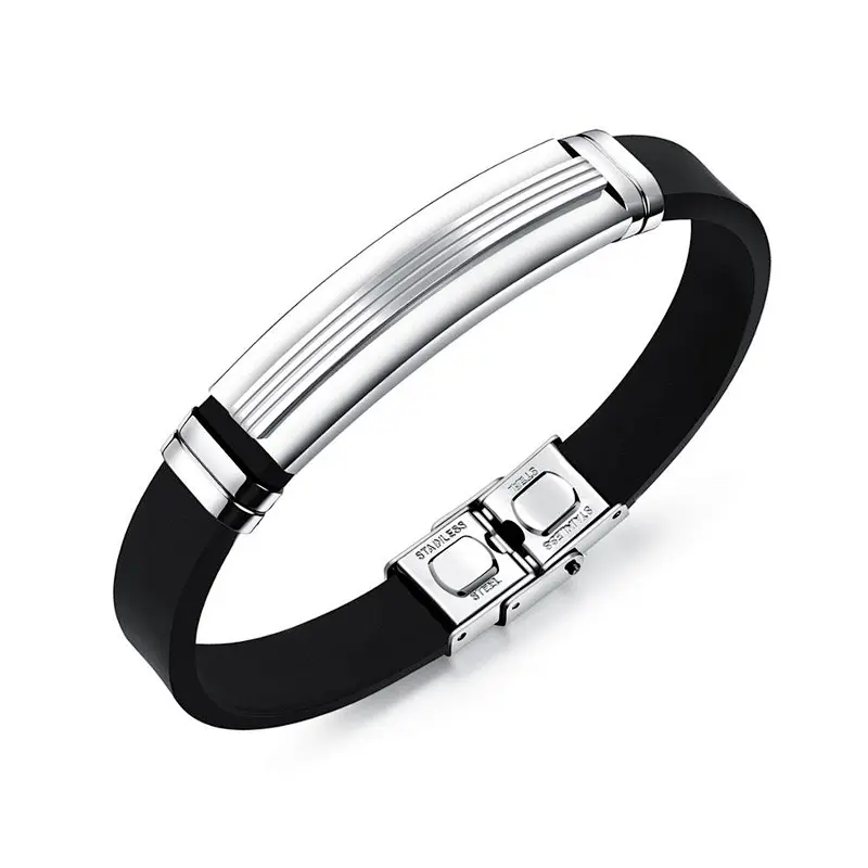 rubber bracelet clasps mens bracelet clasp