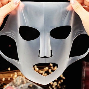 OEM 3D Reusable Facial Pink Silicone Moisturizing Face Mask