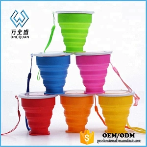 Outdoor Foldable Coffee Cup / Silicone Drinking Cup / Collapsible Travel Mugs