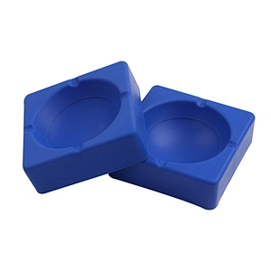 Heat resistant wholesale custom  silicone ashtray custom shape
