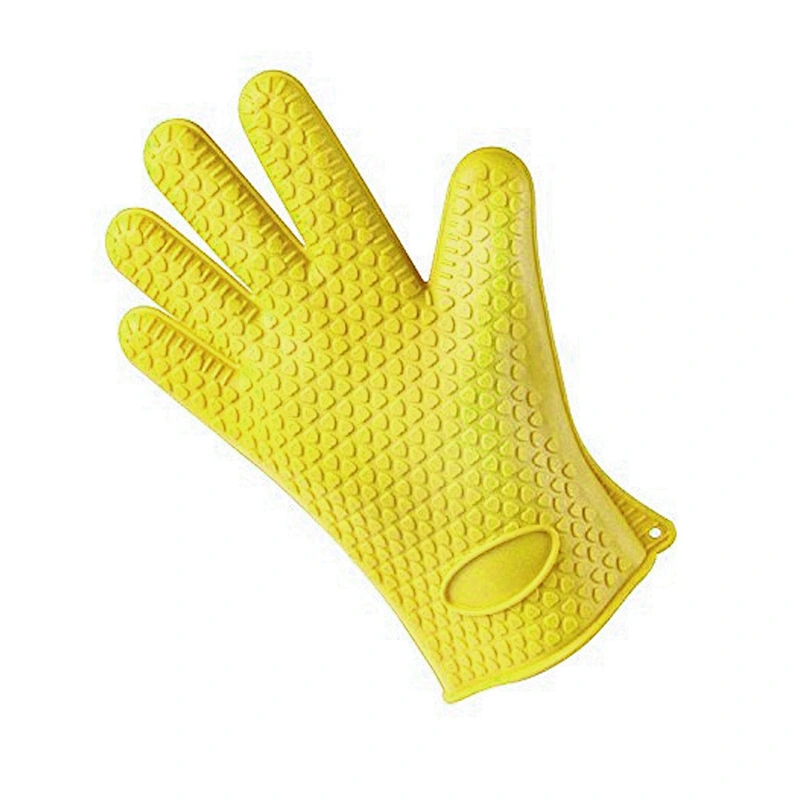 BBQ Silicone Anti Scald Gloves Kitchen Heat Resistant Silicone Gloves