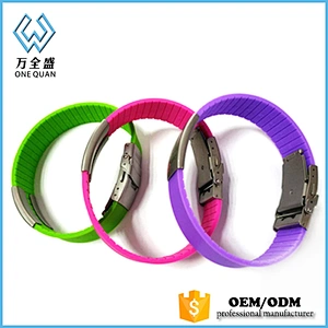 Fashion Alert Women Bracelet Custom Slider ID Bracelet