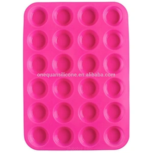 Muffin Cup 24 Cavity High Quality Silicone Cake Baking Molds