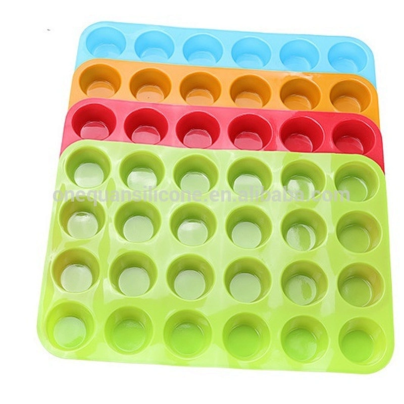 Muffin Cup 24 Cavity High Quality Silicone Cake Baking Molds