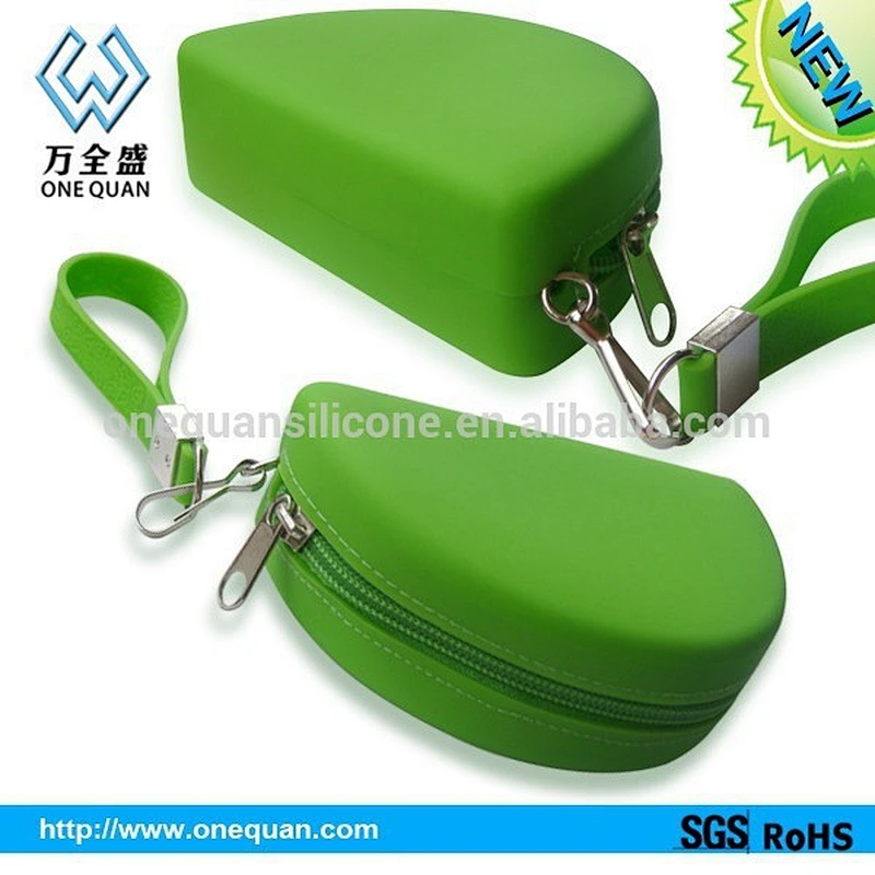 New Design High Quality Heart Shape Mini Silicone  Animal Coin Bags