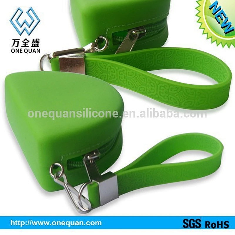 New Design High Quality Heart Shape Mini Silicone  Animal Coin Bags