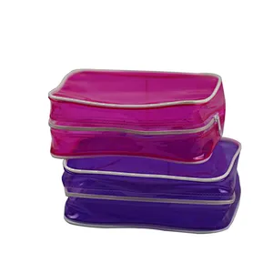 2020 Hot sale fashion transparent PVC square storage bag