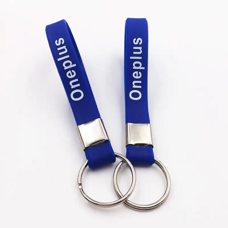 Factory Price Silicone Bracelet With Key Ring Key Chain Key & Belt Ring