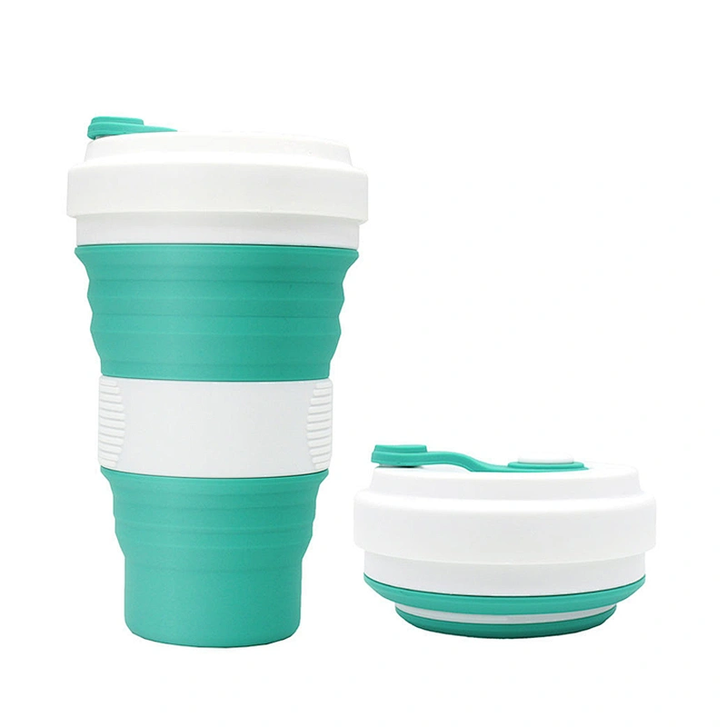 Hot sale factory direct travel water bottle silicon bpa free telescopic cup collapsible coffee SMD Power