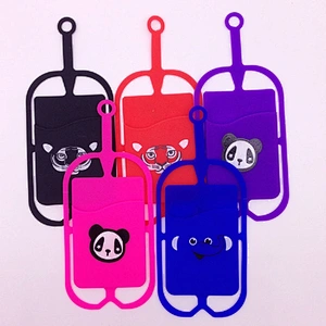 Wholesale Silicone Card Holder With Mobile Lanyard/mobile Lanyard/silicone Phone Lanyard