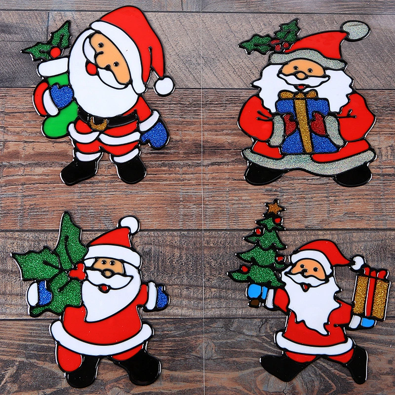 christmas gel stickers for windows