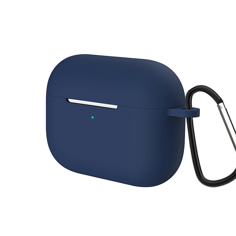 Portable Case Full Protective Drop Proof Silicone Case Cover with Keychain Compatible  Anker Liberty Air True-Wireless Earphones
