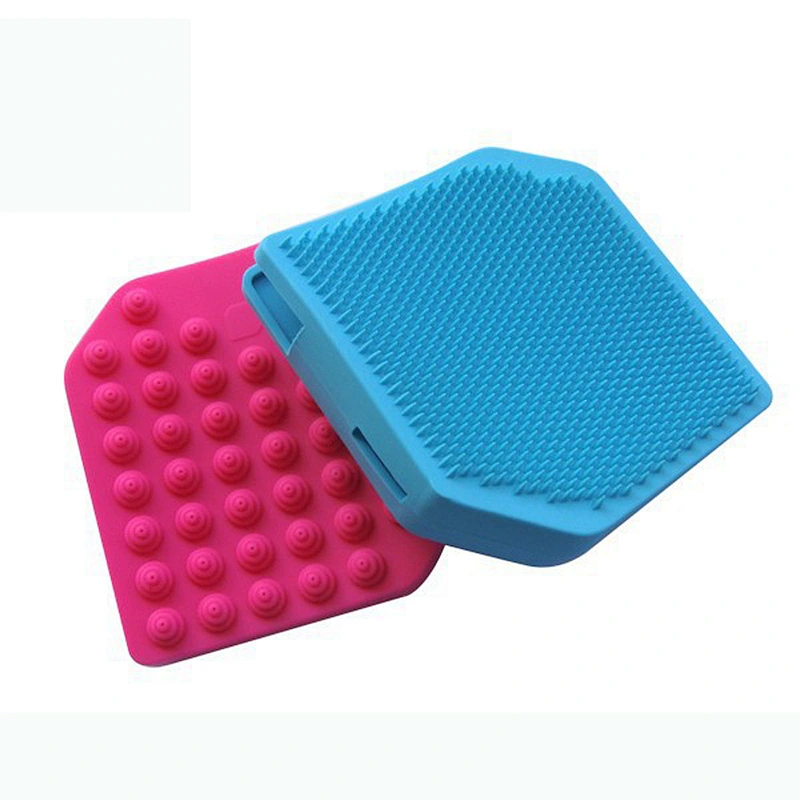 Wholesale Promotional Soft Back Brush Blue Body Silicone Body Scrubber