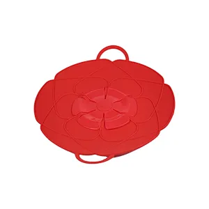 New Design Anti-Splash Silicone Cover Spill Stopper Pot Lid for Cookware Parts