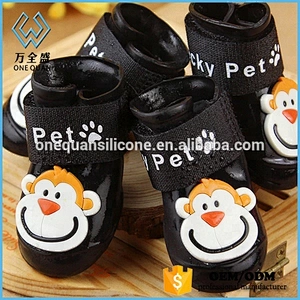 Durable And Comfortable Waterproof Pet Shoe Silicone Dog Shoe Rubber Dog Toy shoes