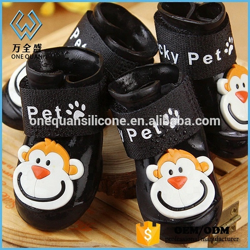 Durable And Comfortable Waterproof Pet Shoe Silicone Dog Shoe Rubber Dog Toy shoes