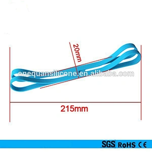 X shape silicone rubber elastic book strap