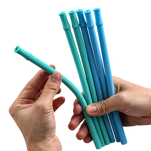 New Product Ideas Portable Eco Friendly Collapsible Silicone Drinking Reusable Straw Supplier