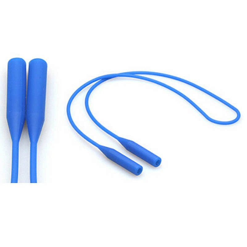 soft adjustable silicone rubber glasses strap cord