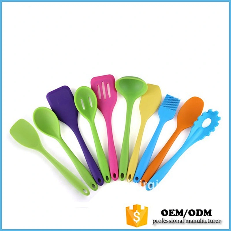High Quality 100% Food Grade Silicone Kitchen Utensils Tools