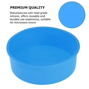 Amazon Best Selling 17X5 cm Mafen Cup Silicon Silicone 3d Cylinder Shape Cake Molds Baking Bread Trays Easy to Clean