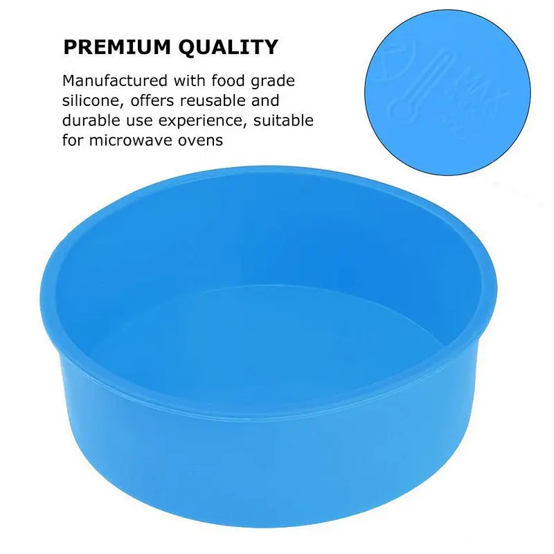 Amazon Best Selling 17X5 cm Mafen Cup Silicon Silicone 3d Cylinder Shape Cake Molds Baking Bread Trays Easy to Clean