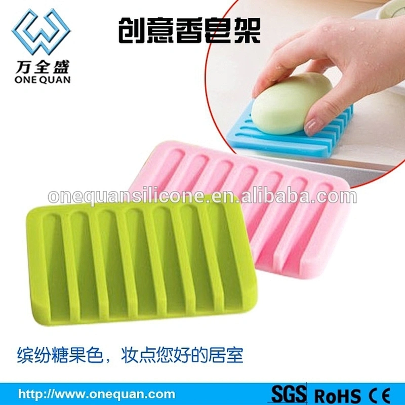Special design durable silicone soap holder for hotel