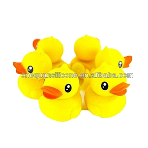 2019 Cute Funny Silicone Rubber Yellow Duck  Shape Cell Phone Holder For Gifts