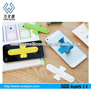 New 100% eco-friendly silicone touch U mobile/cell/smart phone stand