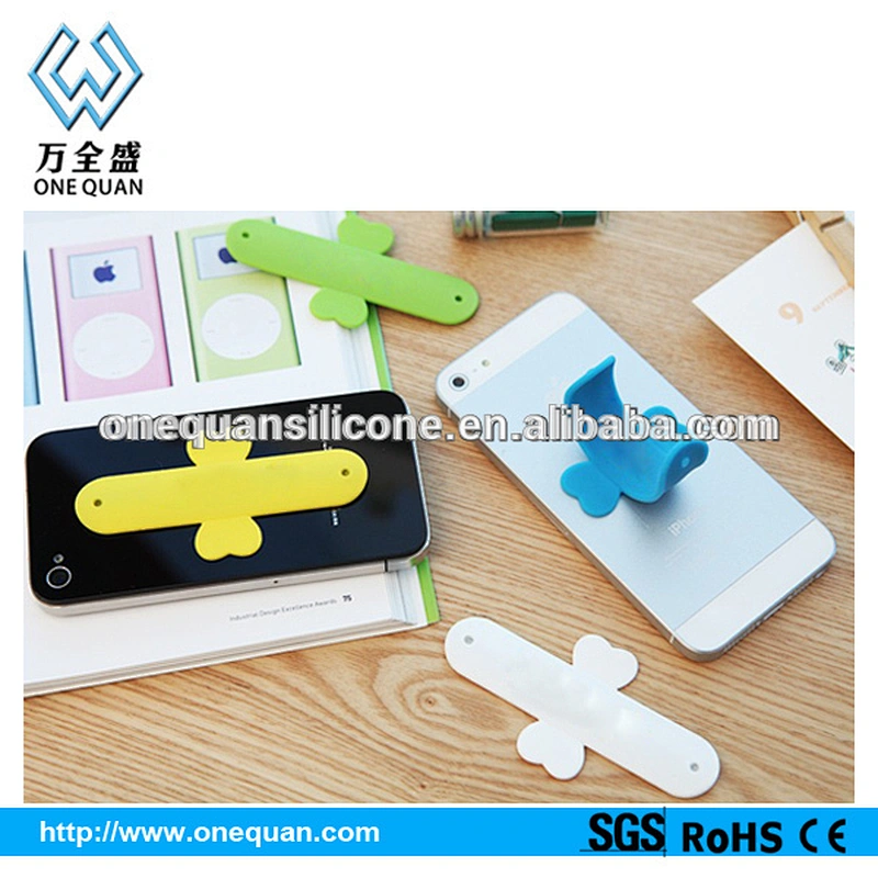 New 100% eco-friendly silicone touch U mobile/cell/smart phone stand
