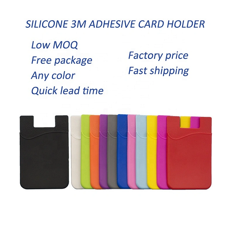 high quality 3m sticker smart wallet mobile card holder cell phone accessory
