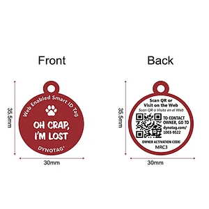 New!!!dog id tag, QR Code dog id tag,dog id tag for easy to find your dog