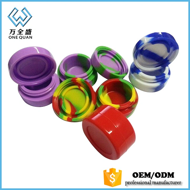 silicone container for wax oil