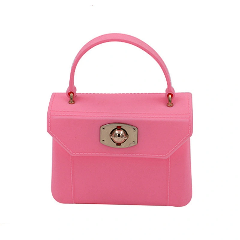 Fashion handbag silicone bag with factory price shoulder bag