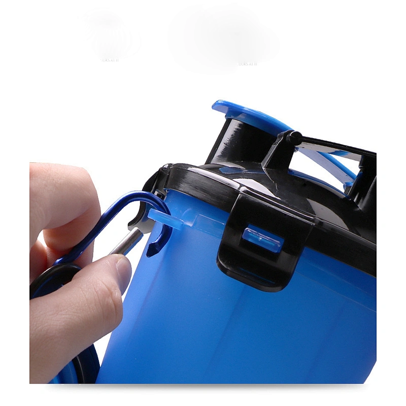 High Quality Wholesale Dual Shaker Threat Gym Shaker Fitness Bottle Protein Mixer Water Cup
