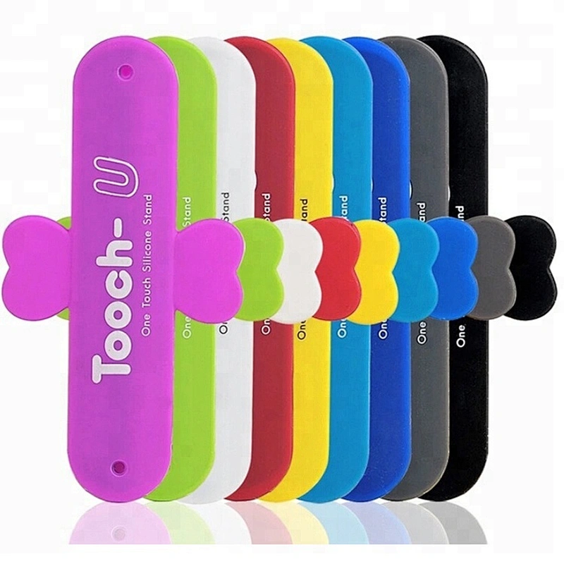 shenzhen factory supply silicone touch-u mobile phone stand