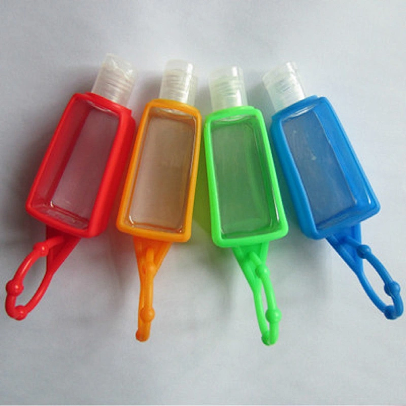 Popular Silicone promotion holder for hand sanitizer / perfume bottle