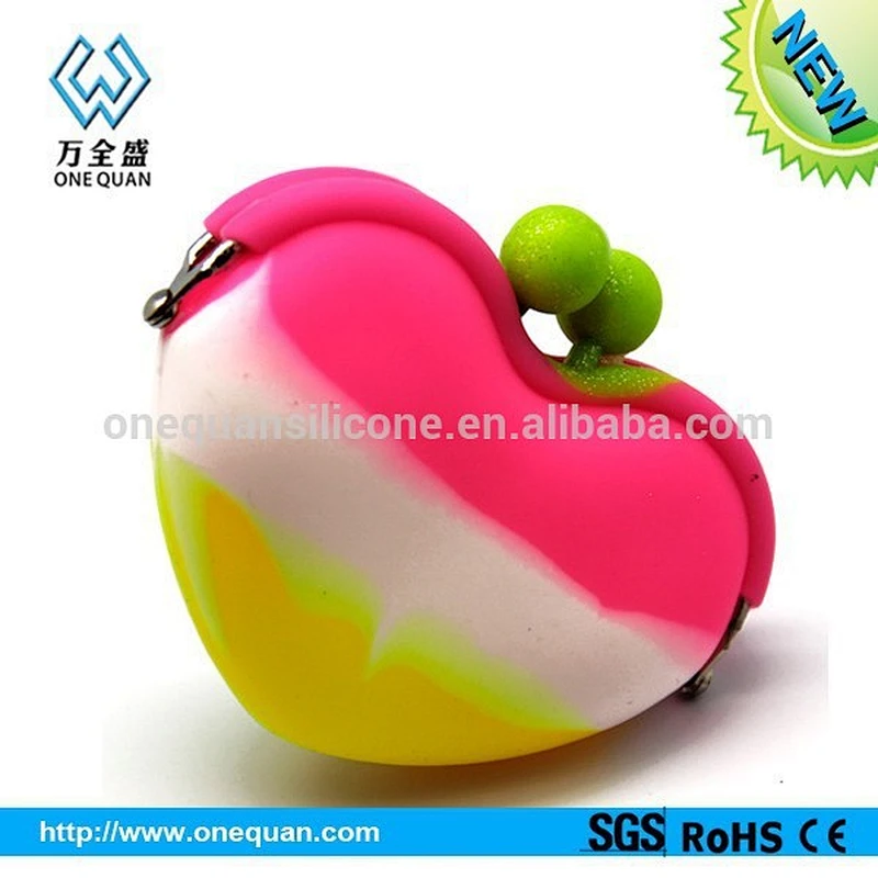 2015 factory wholesale cute silicone kids purse kids Bags