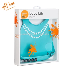 High Quality 100%Food Grade Silicone Rubber Baby Bibs Waterproof