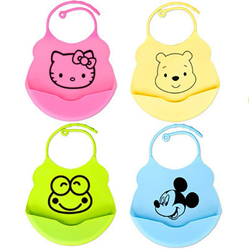 BPA Free Silicone Baby Bib 3d Waterproof Super Soft Baby Bib