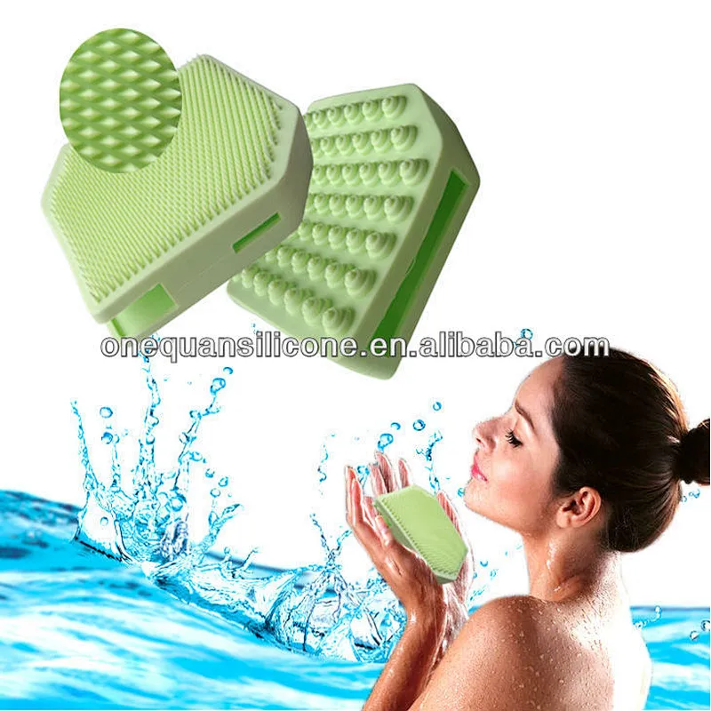 newest silicone body facial scrub brush