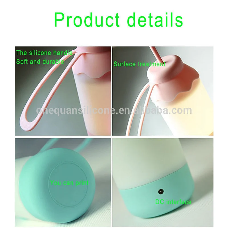 Hot sell LED silicone bottle light for outdoor and indoor decoration nightlight