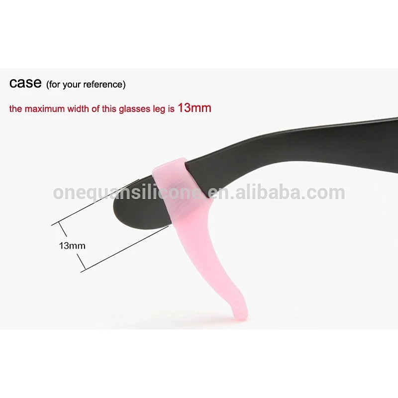 36mm wholesale adjustable silicone eyewear retainers sunglass strap silicone glasses frame ear hook