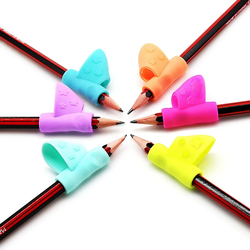 Hot Selling Correct Pencil Grip Pencil Holder Set for Nursery School Primary School Children Writing Tool