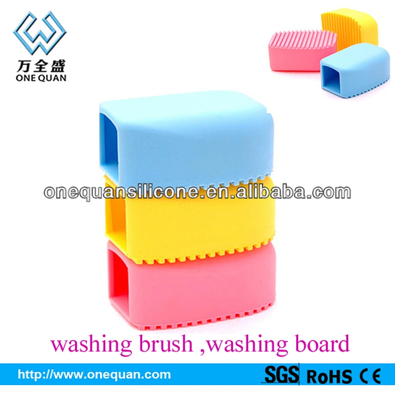 Cute silicone cleaning cloth brush