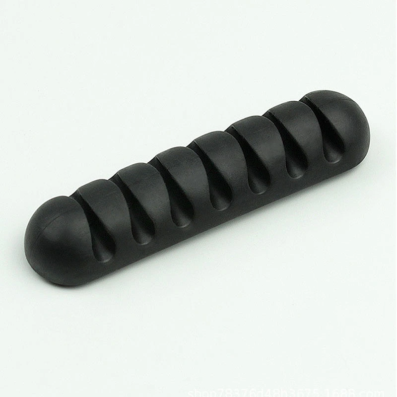 Self-adhesive desk Silicone Cable Clips wire Holder Management
