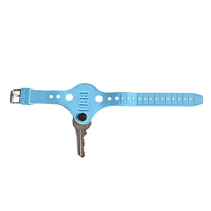 Wholesale Silicone Key Ring Bracelet with Lock